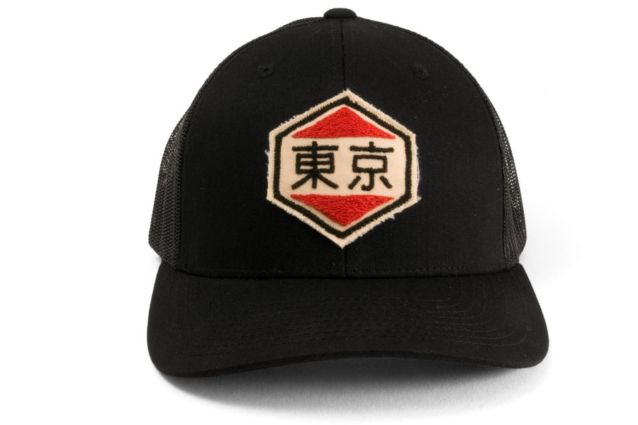 #227 - Basecap Trucker Cap Tokyo Black