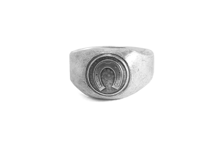 #021 - Signet Ring Horseshoe - 877 Workshop