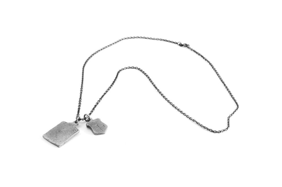 #059 - Necklace ID Tag and shield - 877 Workshop