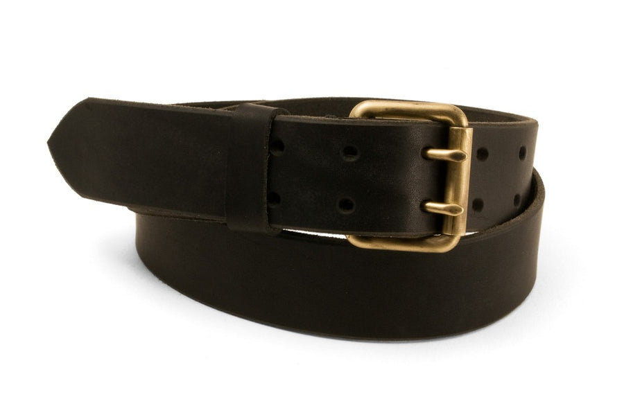 #238 - Men's leather belt Workshop black - 877 Workshop