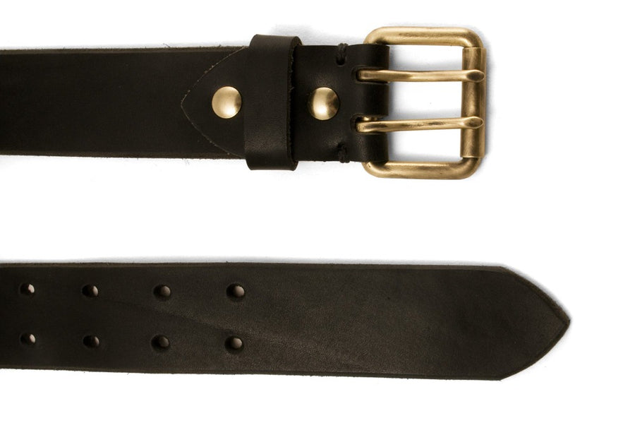 #238 - Men's leather belt Workshop black - 877 Workshop