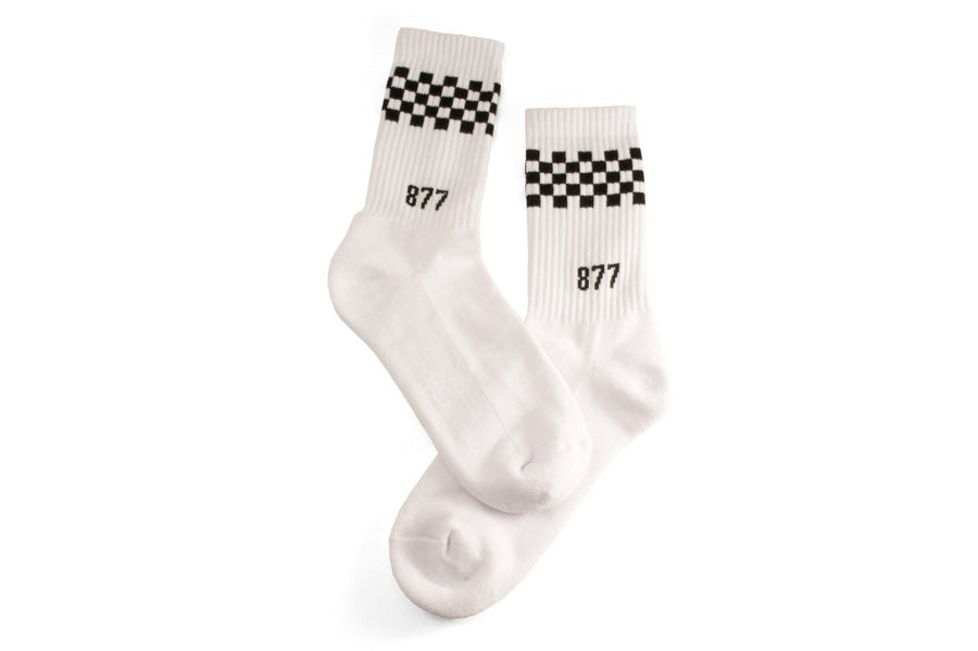 #183 - Men's Checkered Socks black