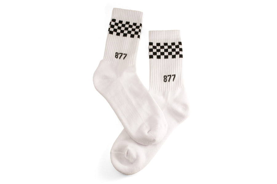 #165 - Men's Checkered Socks black