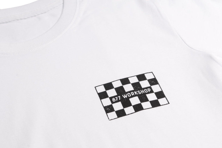 #100 - Men’s T-Shirt 877 Workshop Checkered Flag - 877 Workshop