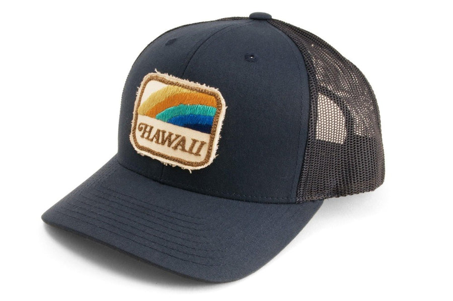 #206 - Basecap Trucker Cap Hawaii blue - 877 Workshop