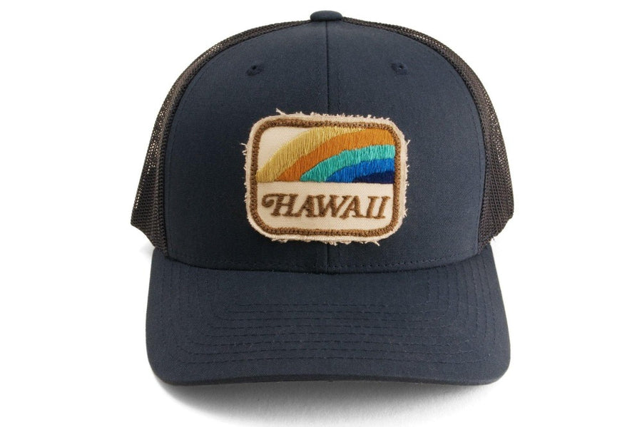 #206 - Basecap Trucker Cap Hawaii blue - 877 Workshop