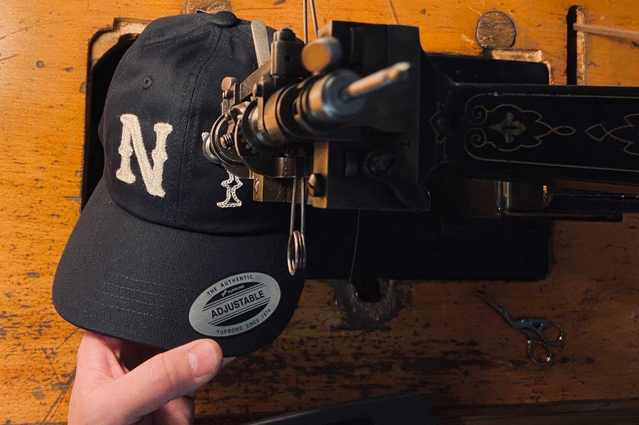 205 - Basecap Dad Cap New York black– 877 Workshop