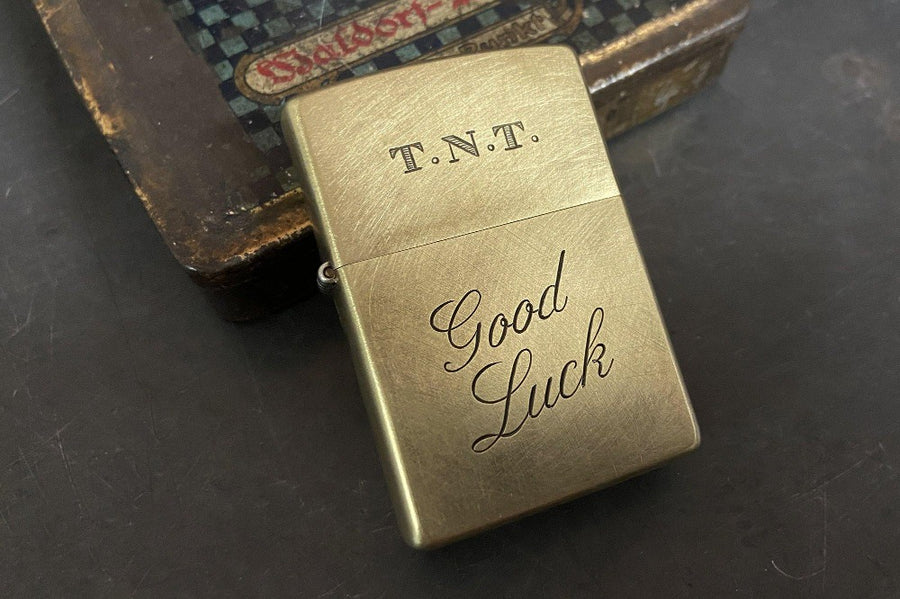 #084 - Windproof lighter Good Luck - 877 Workshop