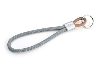 #116 - Keychain anchor sailing rope gray - 877 Workshop